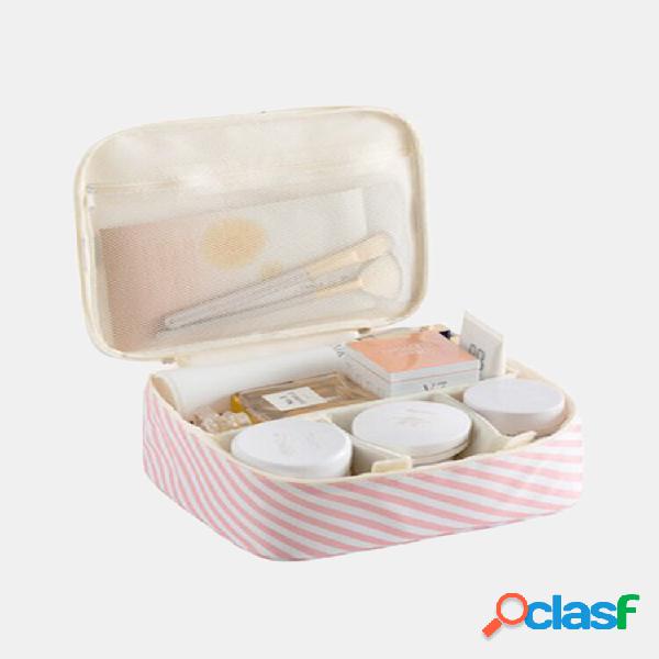 Armazenamento portátil de cosméticos Bolsa Capacidade de
