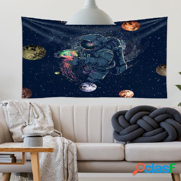 Astronauta Tapestries Fantasy Spaceman Pendurado na Parede