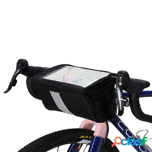 Bicicleta Bolsa Mountain bBike Viga dianteira Bolsa Telefone