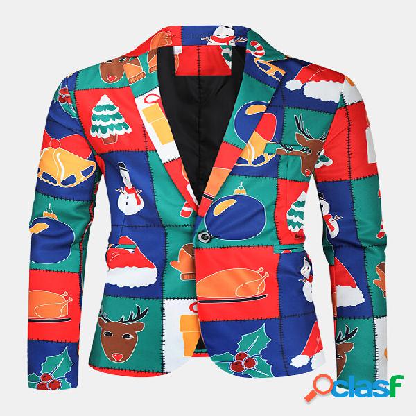 Blazer engraçado masculino feio desenho animado para festa