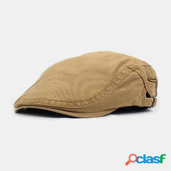 Boina masculina bordada de algodão para pintar bonés