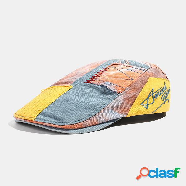 Boina masculina de algodão cor combinando com boné casual