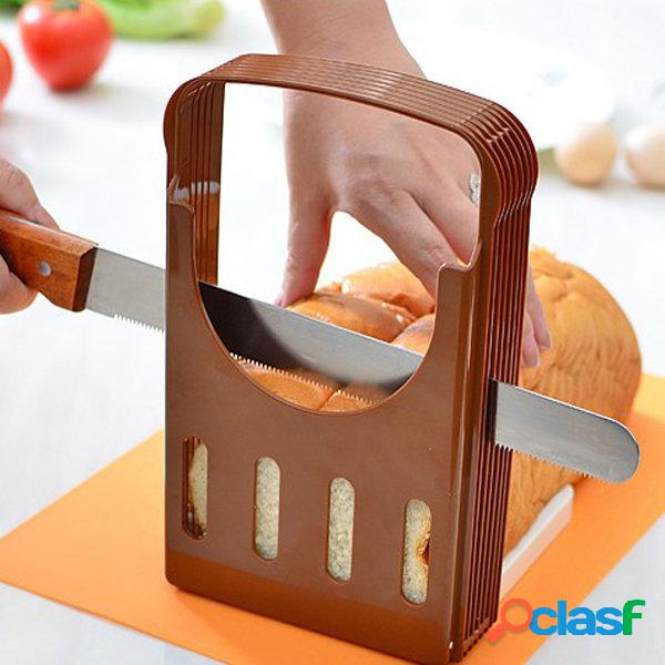 Bread Cut Loaf Toast Slicer Cutter Slicing Guide Ferramenta