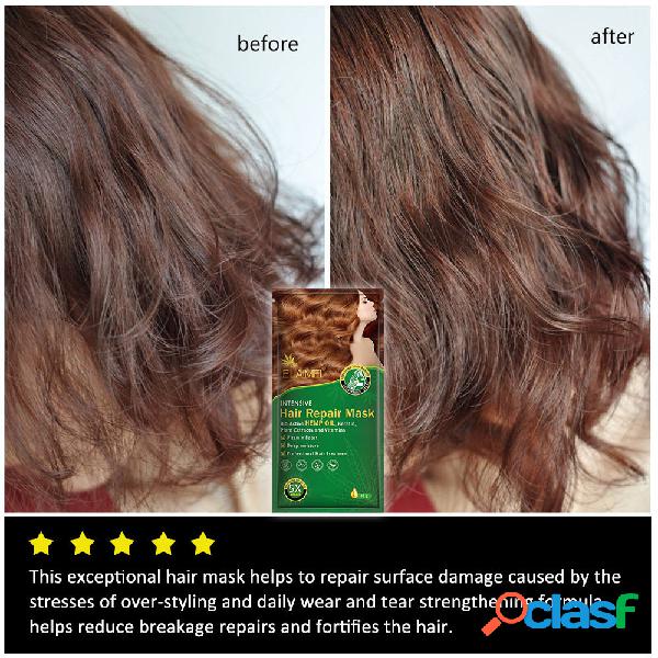 Cabelo Máscara Película nutritiva de danos para reparos