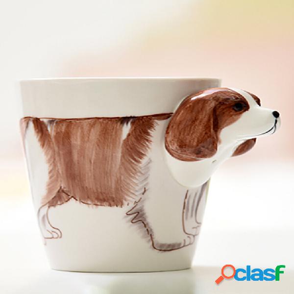 Caneca de Cerâmica 3D Pure Pintados À Mão Animal Cup Copa
