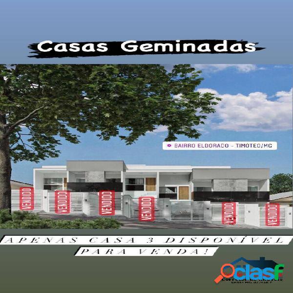 Casa Geminada Eldorado - Timóteo - COD 214