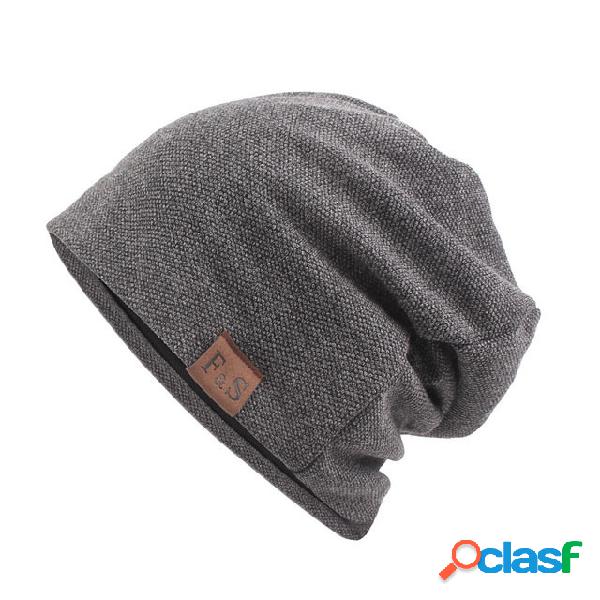 Chapéus FemaleBeanie Chapéus de lã Cap Knit Hat Plus Cap