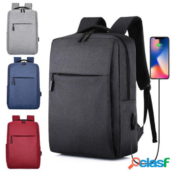 Classic Business Mochilas 17L Capacidade Students Laptop