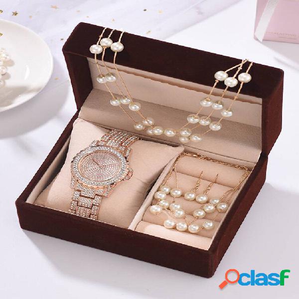 Conjunto de 4 unidades combinadas femininas Watch conjunto