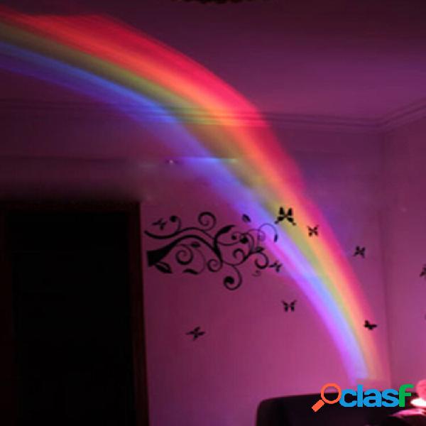 Criativo Rainbow Romantic Star LED Projecting Lamp Night