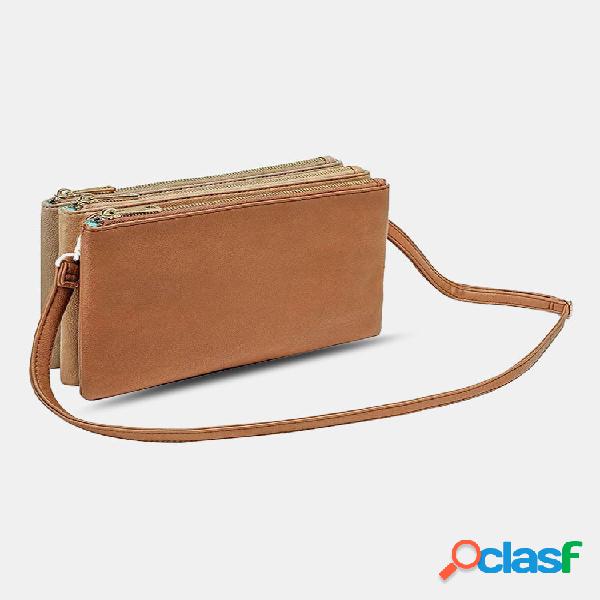 Crossbody elegante de grande capacidade para uso feminino