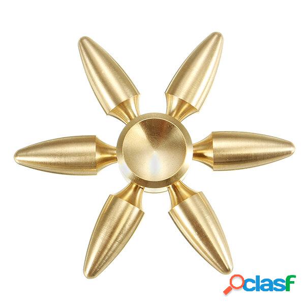 ECUBEE Hand Spinner Brass Fidget Spinner Gadget Finger Focus