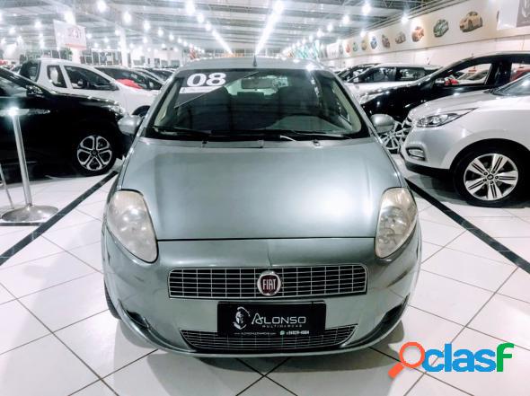 FIAT PUNTO HLX 1.8 FLEX 8V 5P CINZA 2008 1.8 FLEX