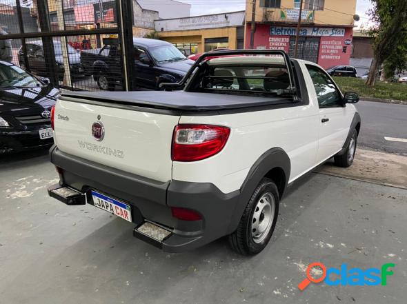 FIAT STRADA WORKING HARD 1.4 FIRE FLEX 8V CE BRANCO 2018 1.4