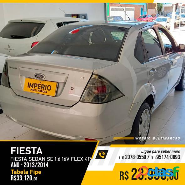 FORD FIESTA SEDAN SE 1.6 16V FLEX 4P PRATA 2014 1.6 FLEX