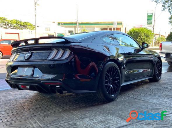 FORD MUSTANG GT PREMIUM 5.0 V8 PRETO 2018 5.0 GASOLINA