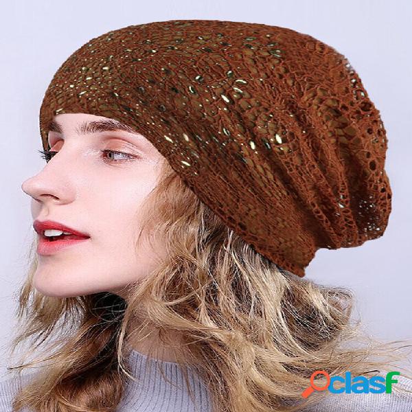 Gorro de tricô Chapéu respirável Caps