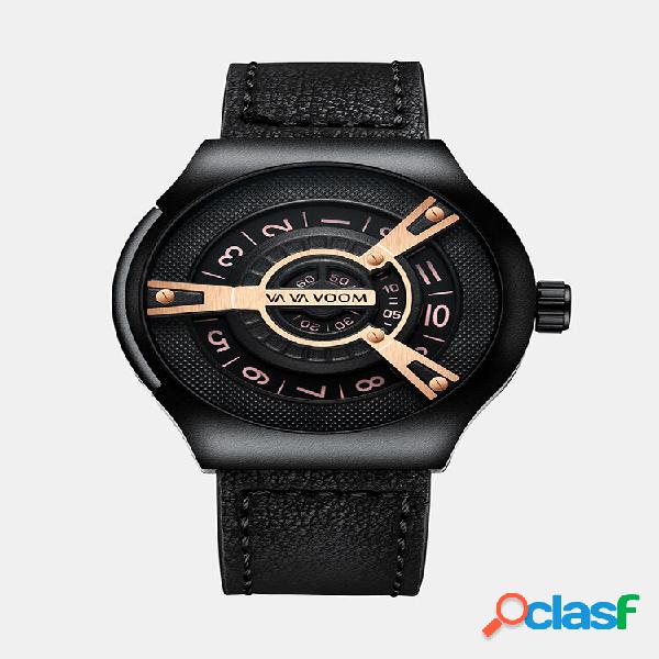 Grande mostrador masculino empresarial Watch Mesa giratória