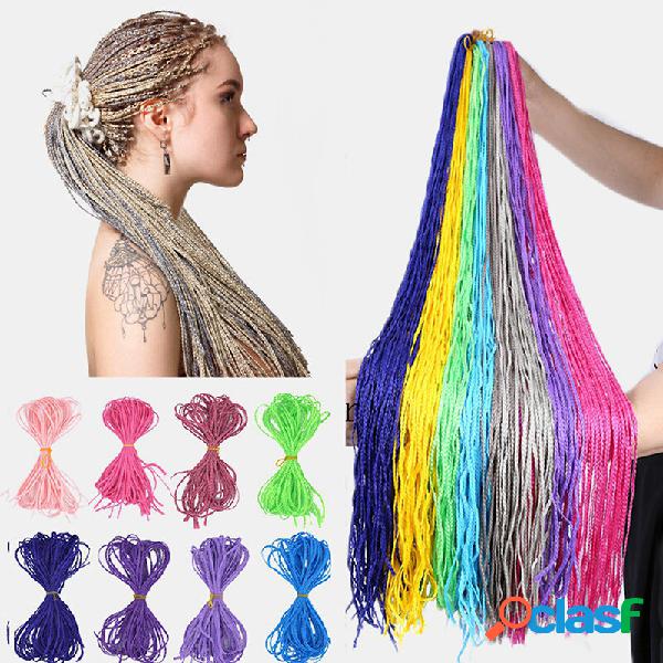 Halloween Crochet Caixa Tranças Cabelo Pacotes Coloridos