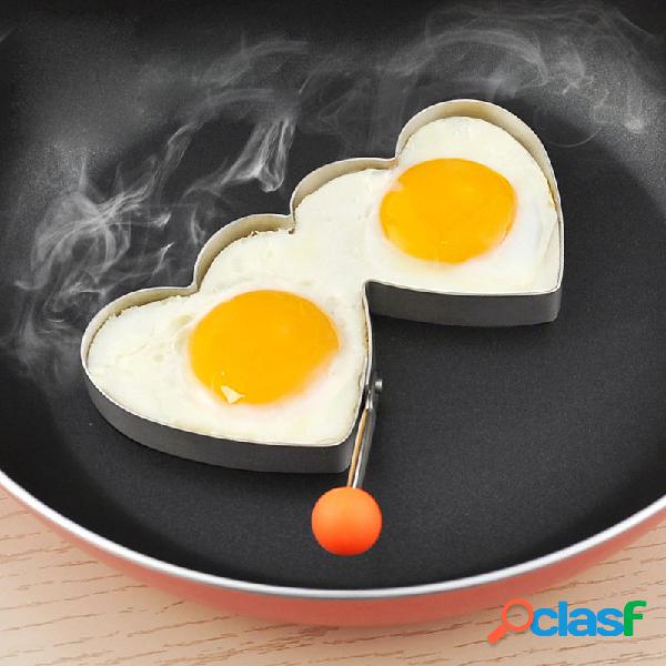 KCASA KC-ER096 Aço inoxidável Coração Molde de ovo frito