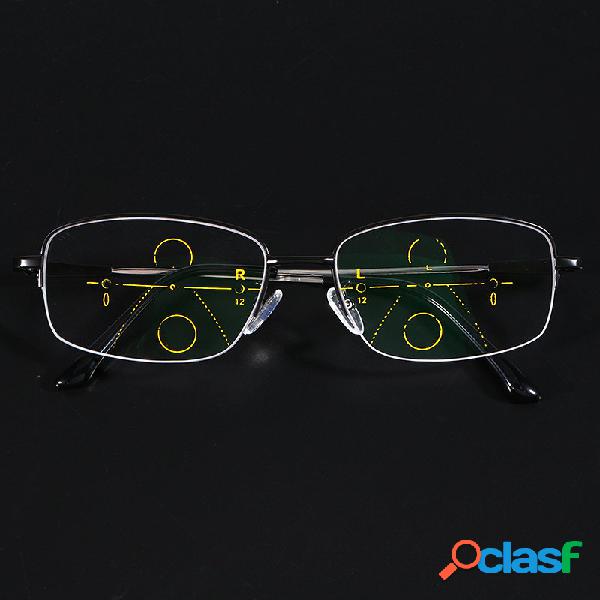 KCASA Leitura inteligente Óculos Lente multifocal