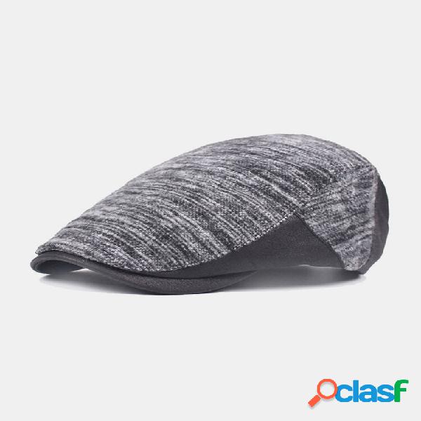 Masculino malha patchwork contraste cor ao ar livre lazer