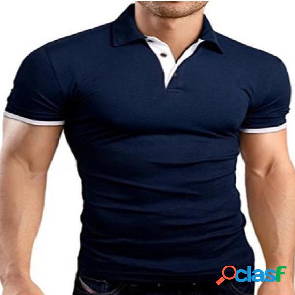 Masculino verão manga curta algodão Youth casual popular