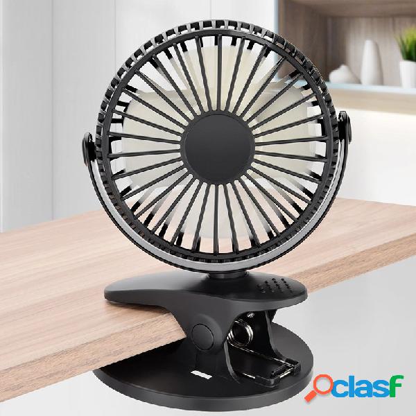 Mini Ventilador de Rotação de 360 ° Bateria Operado / USB