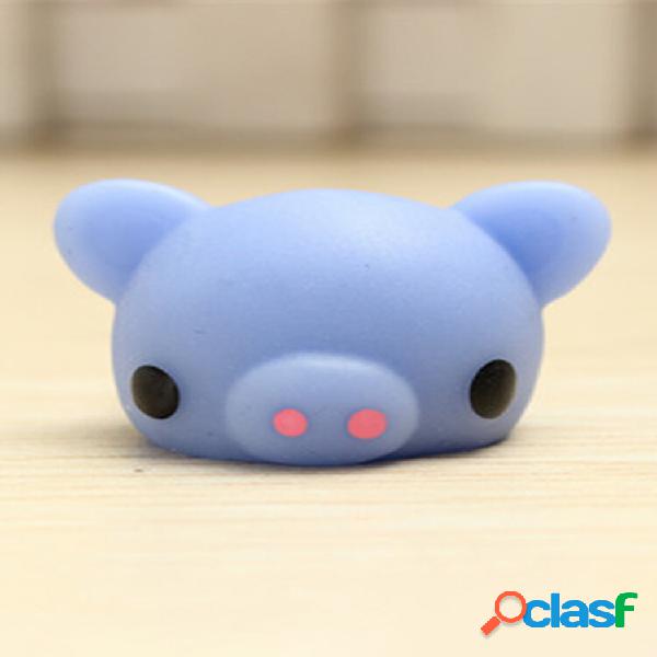 Mochi Blue Piggy Squishy Squeeze Pig Cute Healing Toy