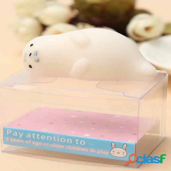Mochi Sleeping Seal Toy Squishy Squeeze Cute Healing