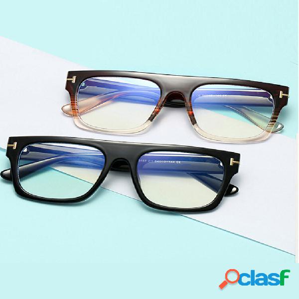 Nova luz anti-azul Óculos Tr90 Óculos óptica Óculos