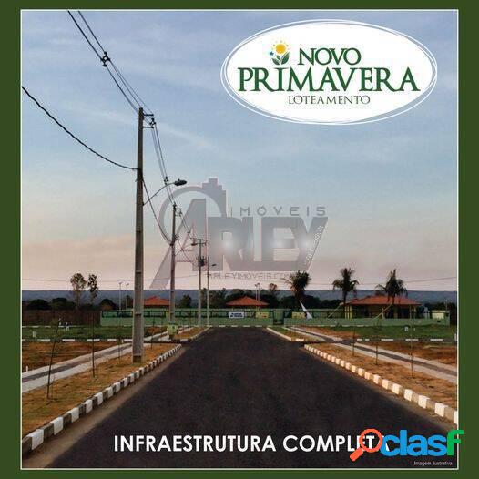 Novo Primavera|Lote bem localizado com 180m²