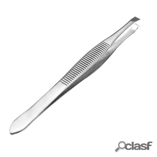 Pinça de aço inoxidável Straight Eyebrow Tweezers Removal