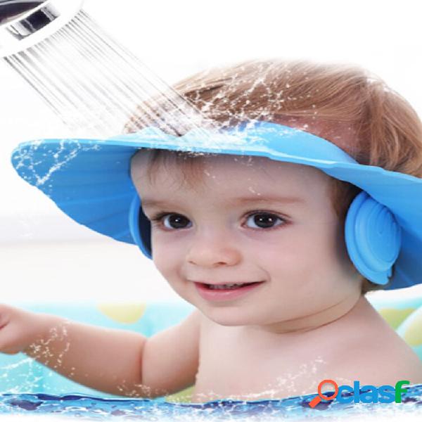 Proteger Orelha Soft Tampas Criança Shampoo Touca de Banho