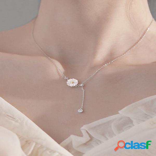 Pulseira colar ajustável coletor floral de cobre Daisy Ins