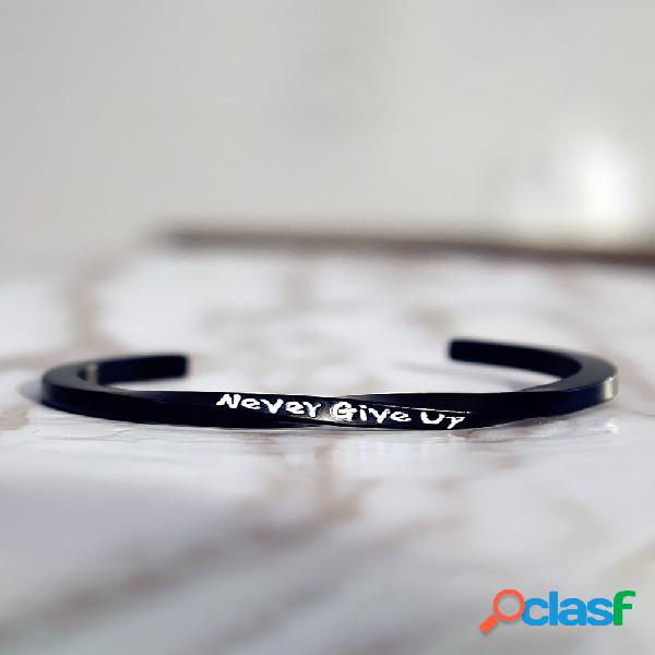 Pulseiras femininas masculinas com manguito Mobius Banda