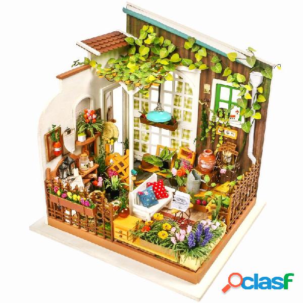 Robotime Forest House DIY Casa De Boneca Em Miniatura Com