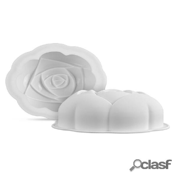 Rose Silicone Forma de Bolo Assadeira Ferramentas de