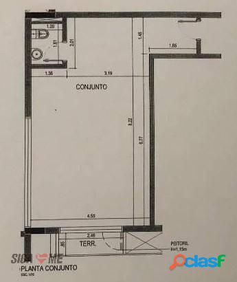 Sala para alugar, 48 m² por R$ 1.200/mês - Vila Congonhas