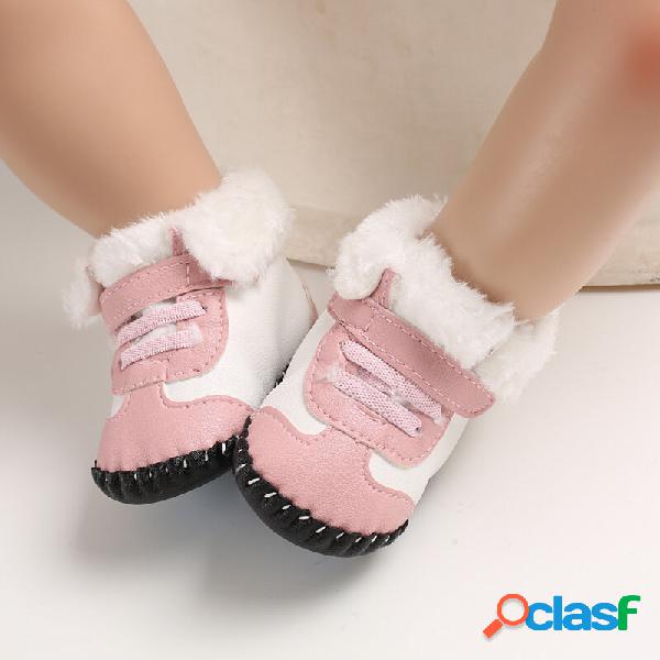 Sapatos de bebê infantil antideslizantes Soft Botas de