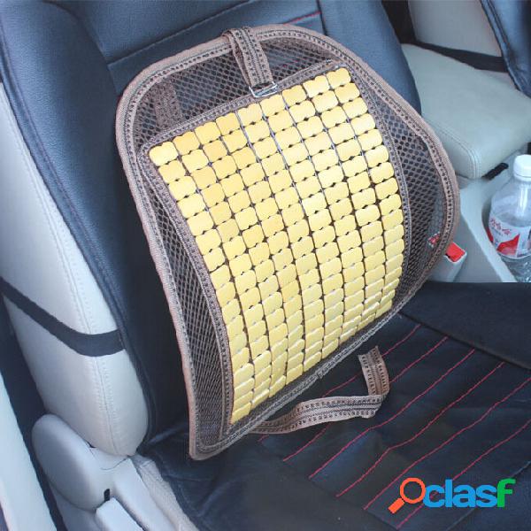 Summer Bamboo Car Seat Chair Back Cover Ventilar Almofada de