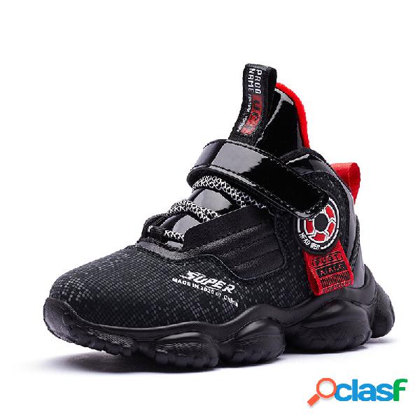 Tênis para basquete HOBIBEAR Boys Super Cool High Top