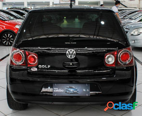 VOLKSWAGEN GOLF 1.6 FLEX PRETO 2008 1.6 FLEX