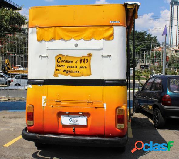 VOLKSWAGEN KOMBI STANDARD LUXO SERIE PRATA LARANJA 1994 1.6