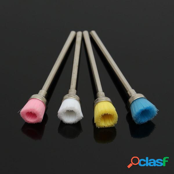 4Pcs / Set Electric Nail Drill Machine escovas de limpeza