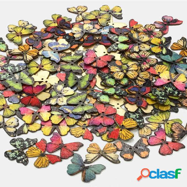 50 Pcs Cor Retro Borboleta Estilo Boêmio Desenhos Animados