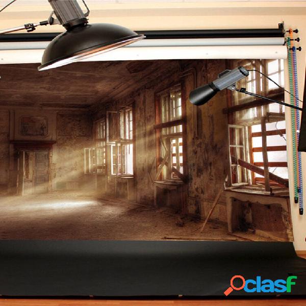 7X5FT Retro Ruins Vinil Pano De Fundo Fotografia Photo Prop