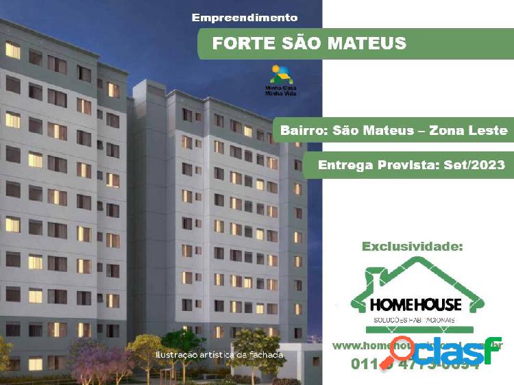 Apartamento Forte São Mateus, 02 dorms - Próximo a
