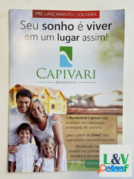 *EXCELENTE OPORTUNIDADE - TERRENO NO BAIRRO CAPIVARI