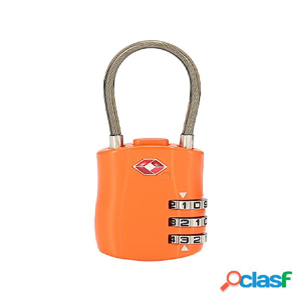 KCASA KC-JC168 Trava de bagagem TSA de viagem com